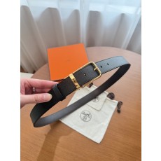 에르메스 양면 핀 버클 벨트 (블랭크 그레인/다크 브라 001-286036