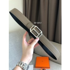 에르메스 양면 송아지 가죽 벨트 38mm 001-286046