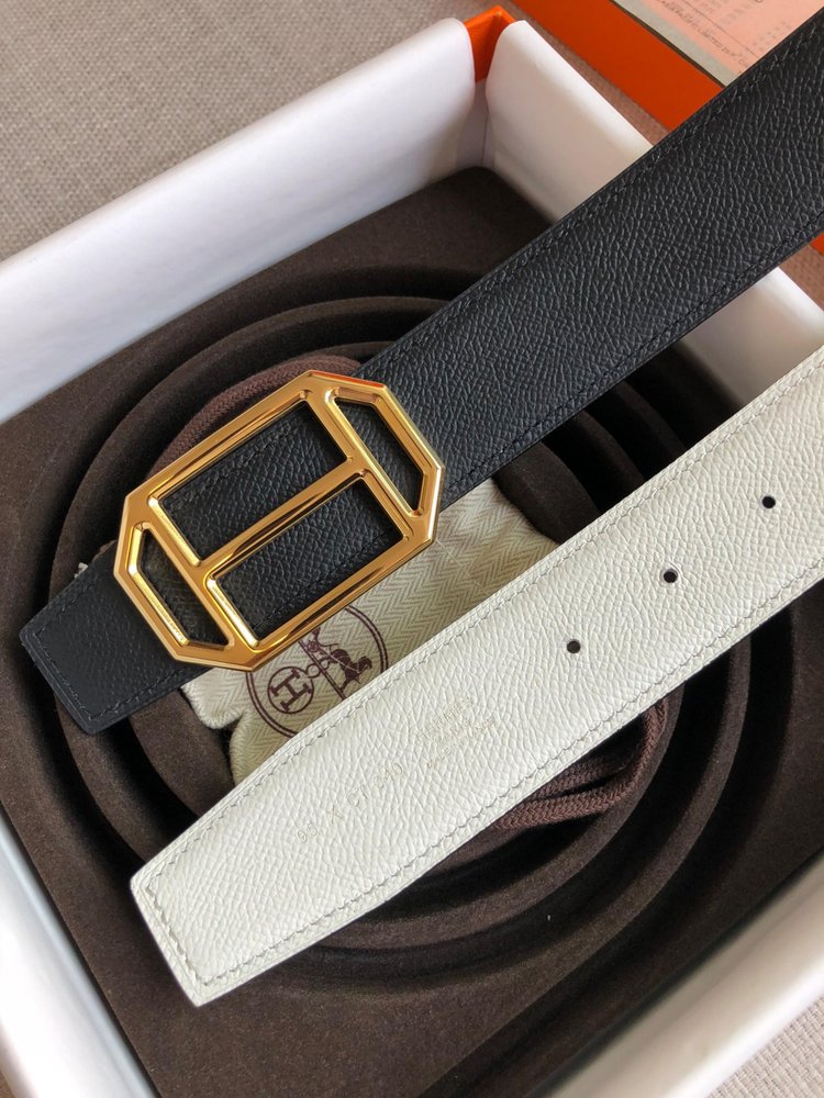 에르메스 양면 소가죽 벨트 38mm 001-286047