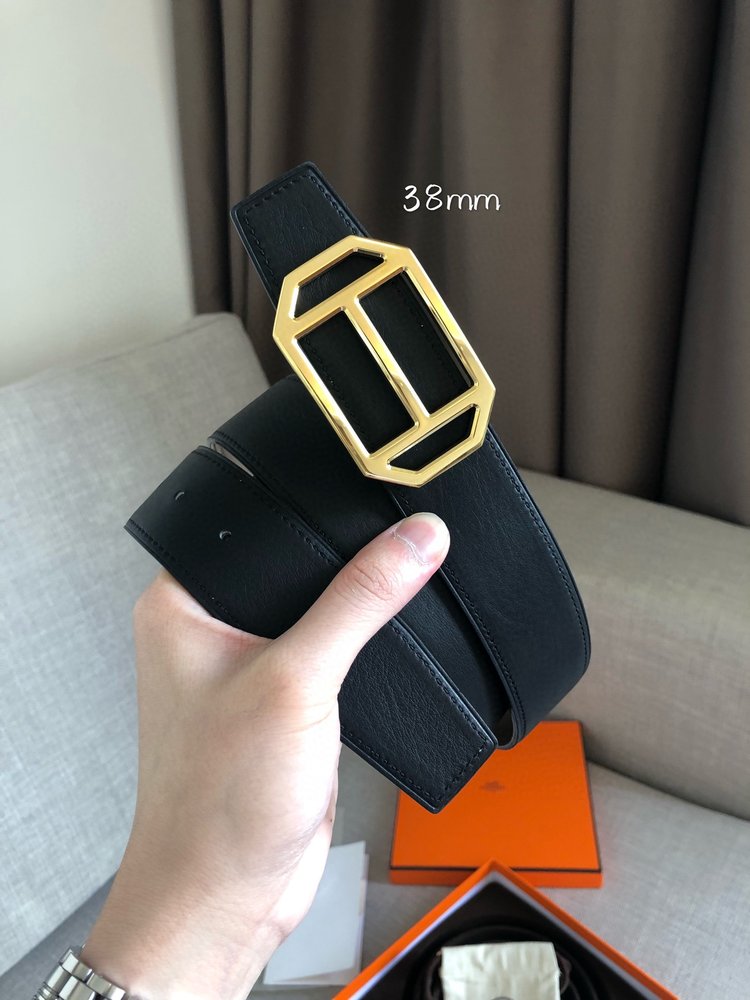에르메스 양면 소가죽 벨트 38mm 001-286048