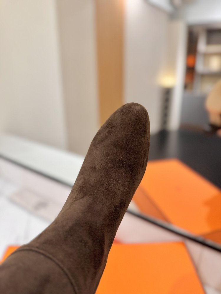 에르메스 점핑 블랙 잠금 버클 롱부츠 001-286066