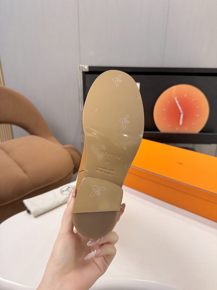 에르메스 빈티지 미니멀 힐 부츠 001-286084