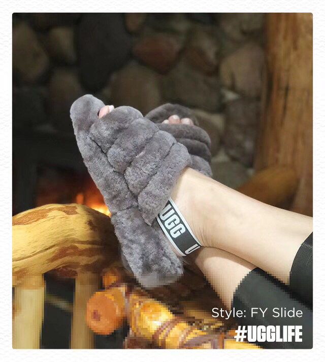 UGG 털 양모 실내 슬리퍼 001-286121