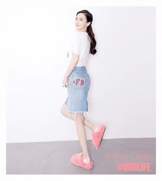 UGG 털 양모 실내 슬리퍼 001-286121