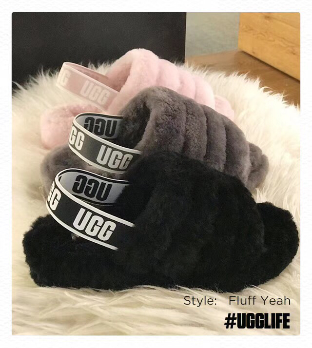 UGG 털 양모 실내 슬리퍼 001-286121