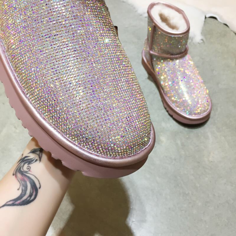 UGG 하이버전 다이아몬드 울 여성 신발 001-286138