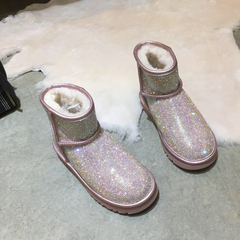 UGG 하이버전 다이아몬드 울 여성 신발 001-286138