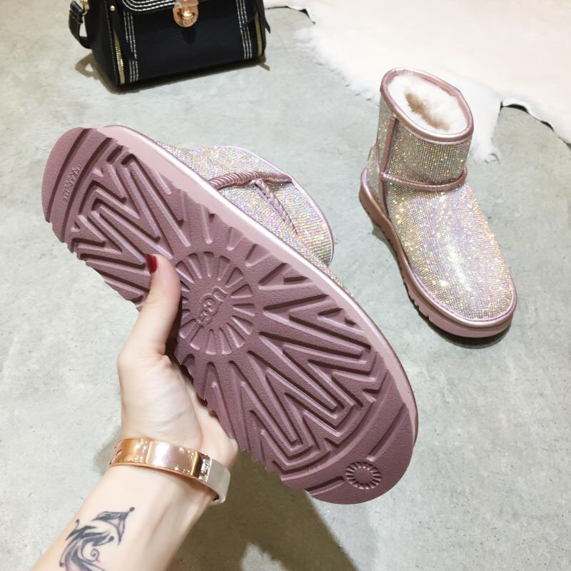 UGG 하이버전 다이아몬드 울 여성 신발 001-286138