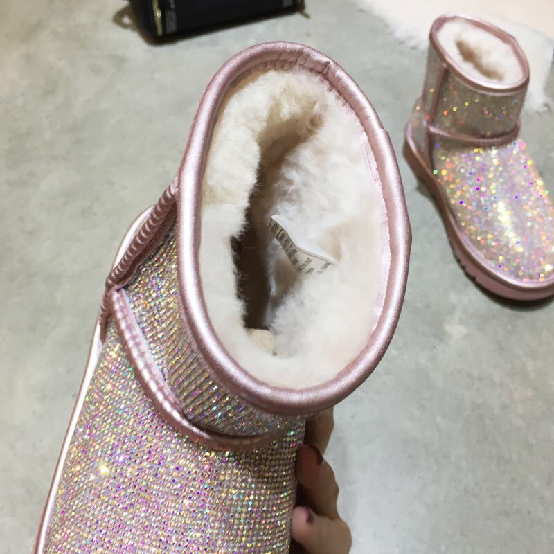UGG 하이버전 다이아몬드 울 여성 신발 001-286138