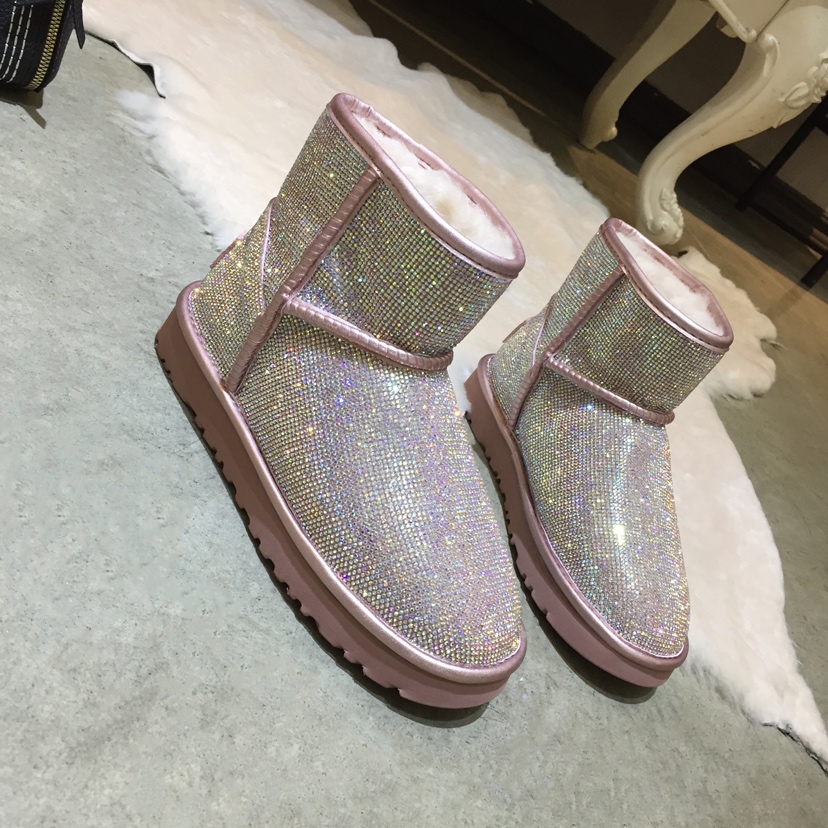UGG 하이버전 다이아몬드 울 여성 신발 001-286138