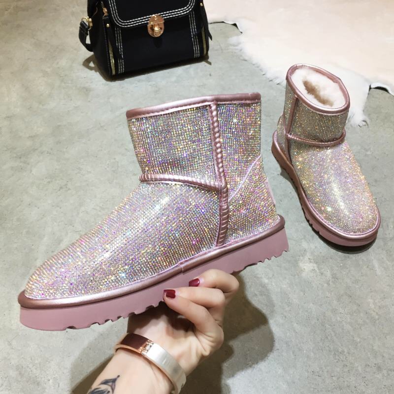 UGG 하이버전 다이아몬드 울 여성 신발 001-286138