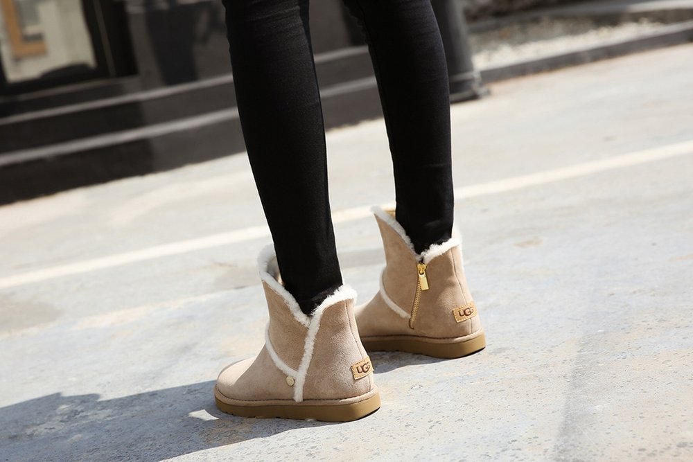 UGG 겨울 스노우부츠 베이지 블랙 001-286143