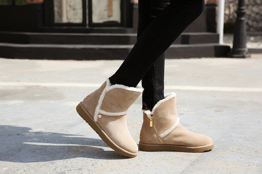 UGG 겨울 스노우부츠 베이지 블랙 001-286143
