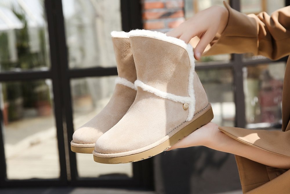 UGG 겨울 스노우부츠 베이지 블랙 001-286143