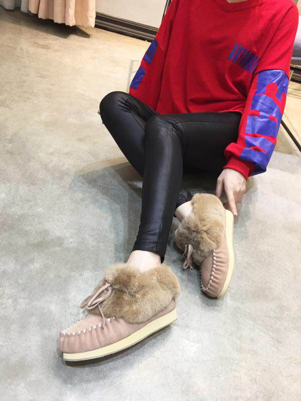 OZWEAR UGG 양모토끼털 스노우부츠 001-286153