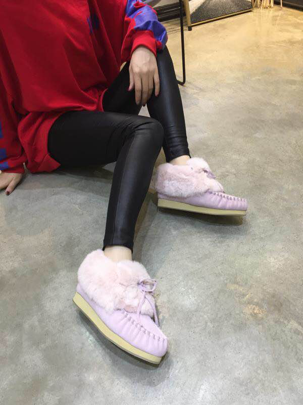OZWEAR UGG 양모 토끼털 스노우부츠 001-286154