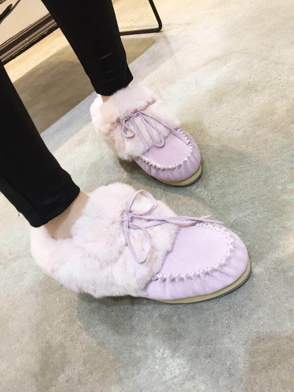OZWEAR UGG 양모 토끼털 스노우부츠 001-286154