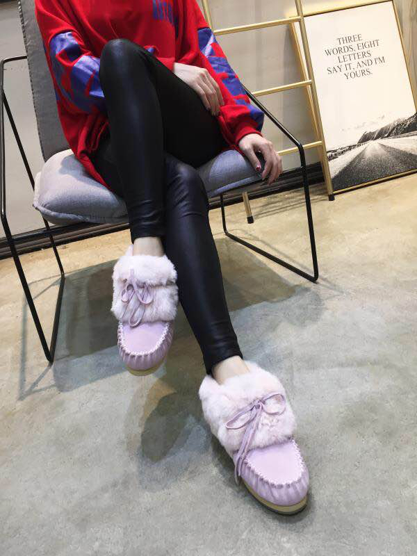 OZWEAR UGG 양모 토끼털 스노우부츠 001-286154