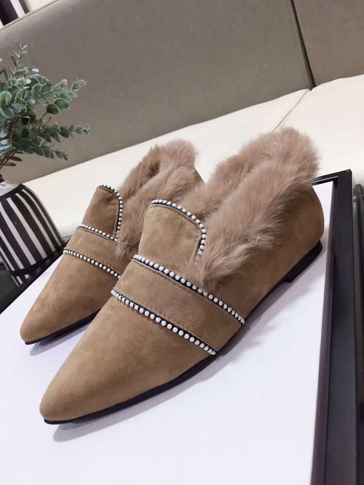 DKUGG 뾰족한 털신발 001-286156