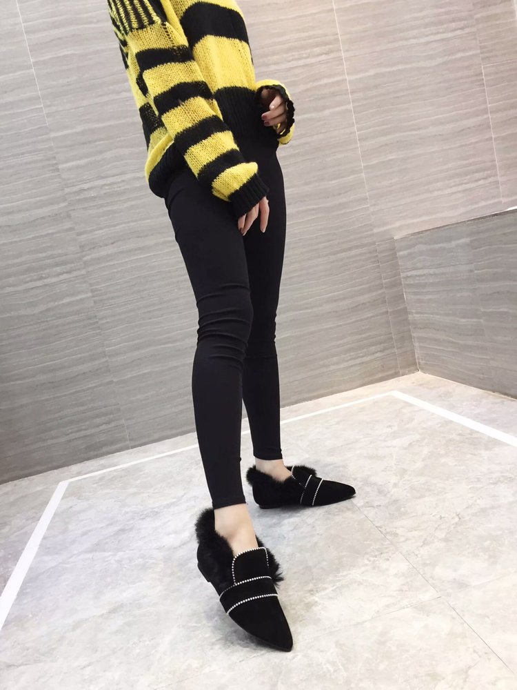 UGG 뾰족한 털신발 따뜻한 양모 001-286157
