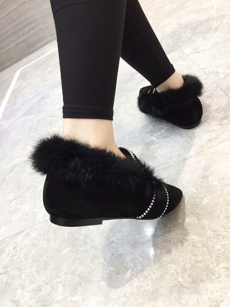 UGG 뾰족한 털신발 따뜻한 양모 001-286157