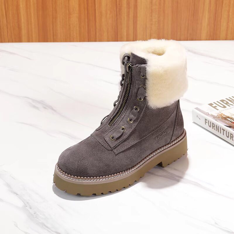 UGG 스노우부츠 고광택 은근한 굽 001-286164