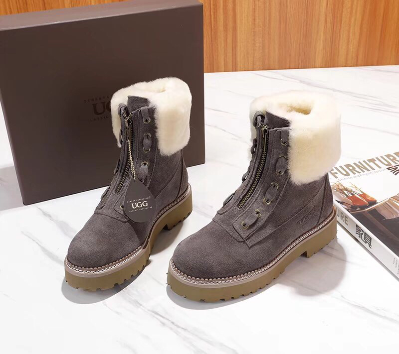 UGG 스노우부츠 고광택 은근한 굽 001-286164