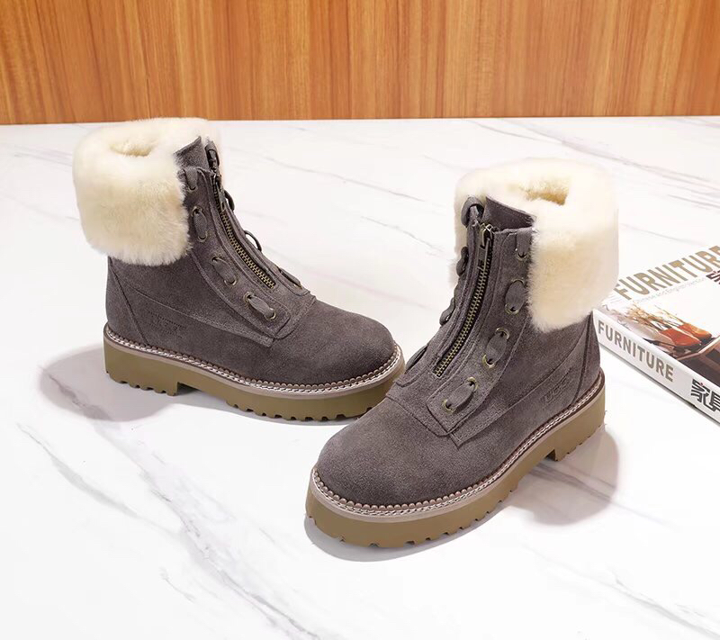 UGG 스노우부츠 고광택 은근한 굽 001-286164