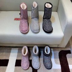 UGG 진주 크리스탈 양모 원피스 스노우 부츠 001-286173