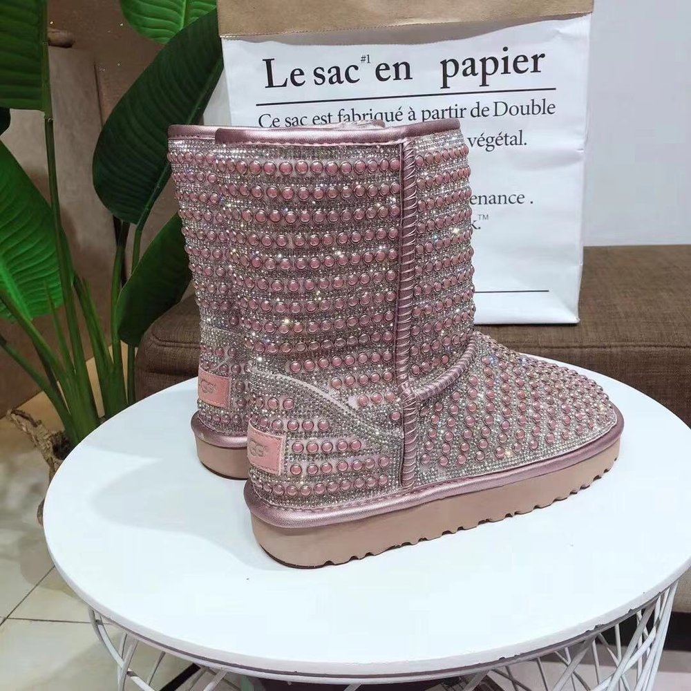 UGG 진주 크리스탈 여성 부츠 001-286175