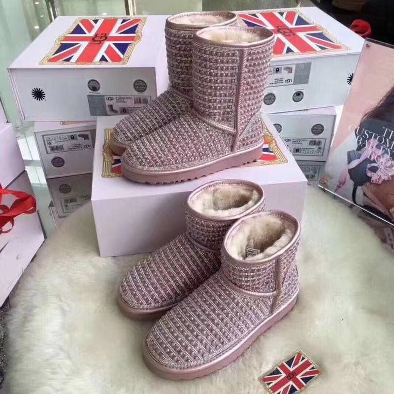 UGG 진주 크리스탈 여성 부츠 001-286175