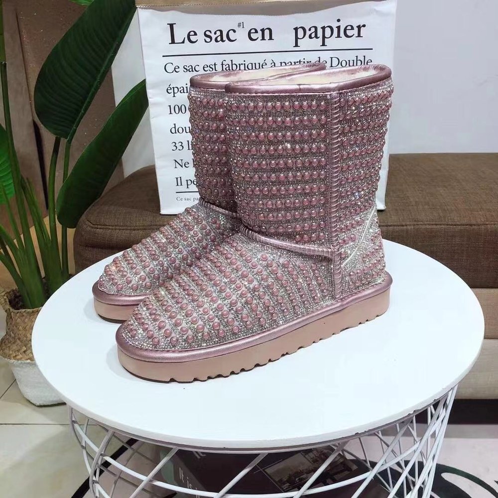 UGG 진주 크리스탈 여성 부츠 001-286175