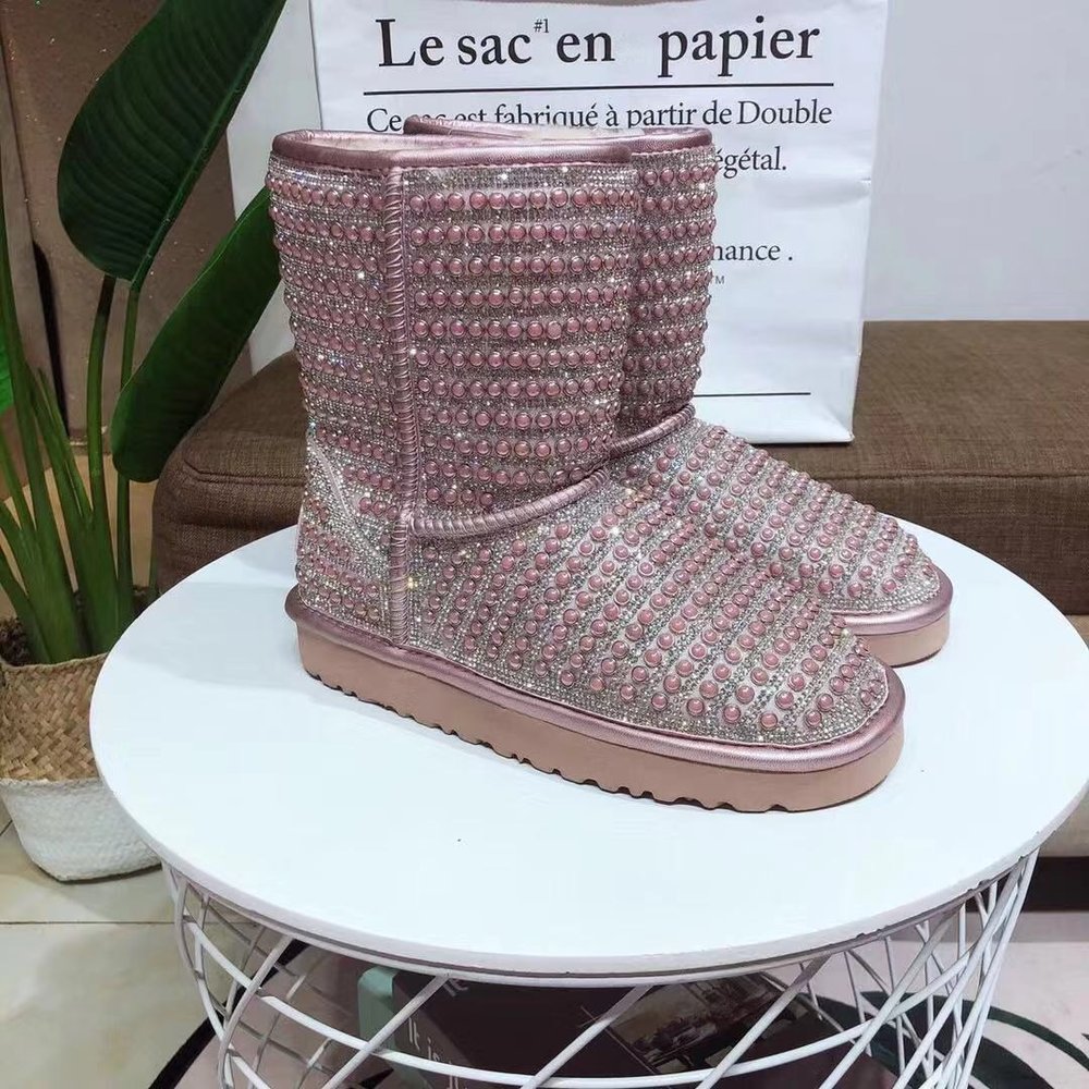 UGG 진주 크리스탈 여성 부츠 001-286175