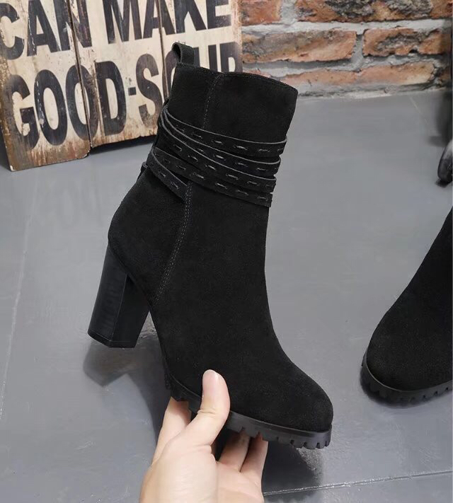 UGG 여성 하이힐 부츠 마크라메 라인 보온 001-286193