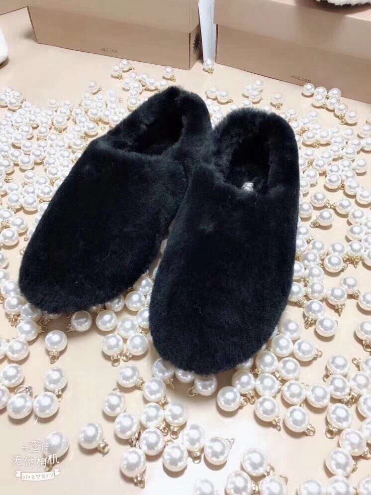 UGG 울 원피스 발목 없는 단화 001-286220