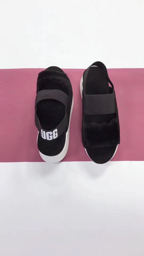 UGG 여성용 은호 두꺼운 뒤꿈치 캐주얼 샌들 001-286226