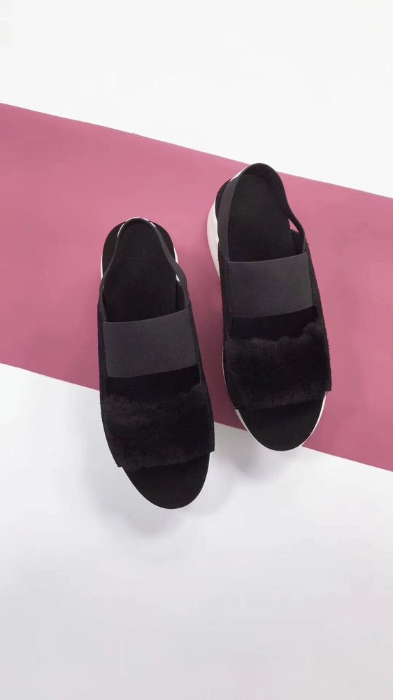 UGG 여성용 은호 두꺼운 뒤꿈치 캐주얼 샌들 001-286226