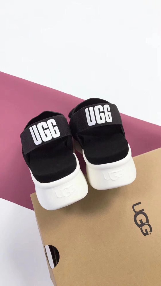 UGG 여성용 은호 두꺼운 뒤꿈치 캐주얼 샌들 001-286226