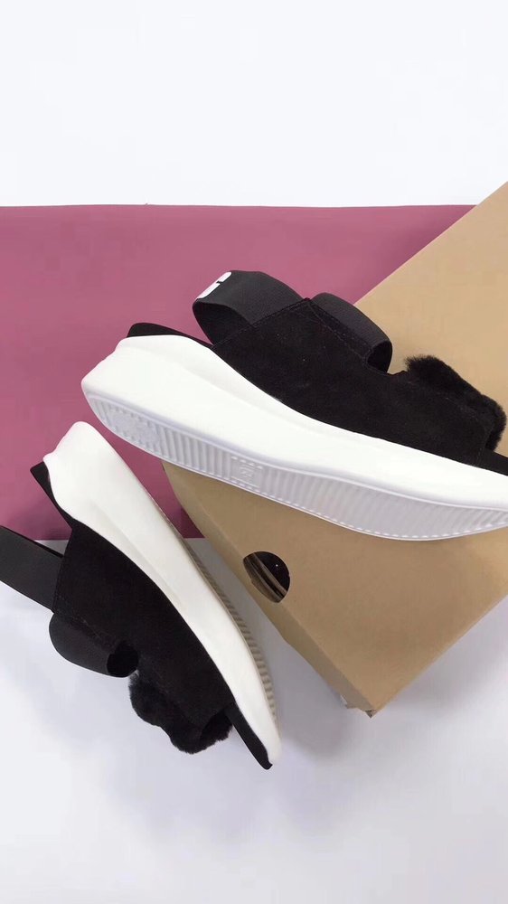 UGG 여성용 은호 두꺼운 뒤꿈치 캐주얼 샌들 001-286226