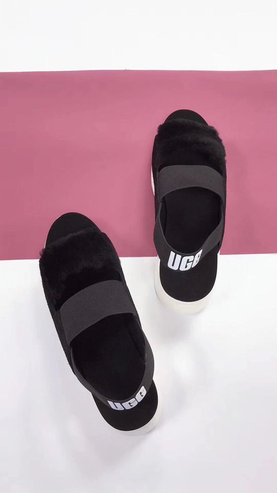 UGG 여성용 은호 두꺼운 뒤꿈치 캐주얼 샌들 001-286226