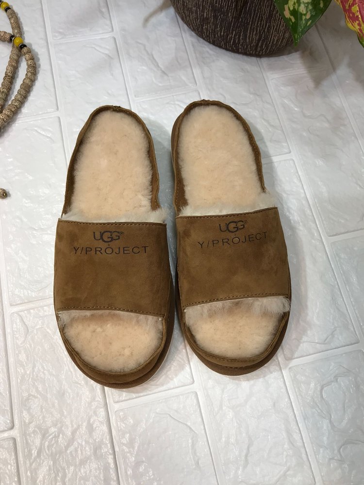 UGG 협업 겨울 실내 슬리퍼 양털 원피 001-286228