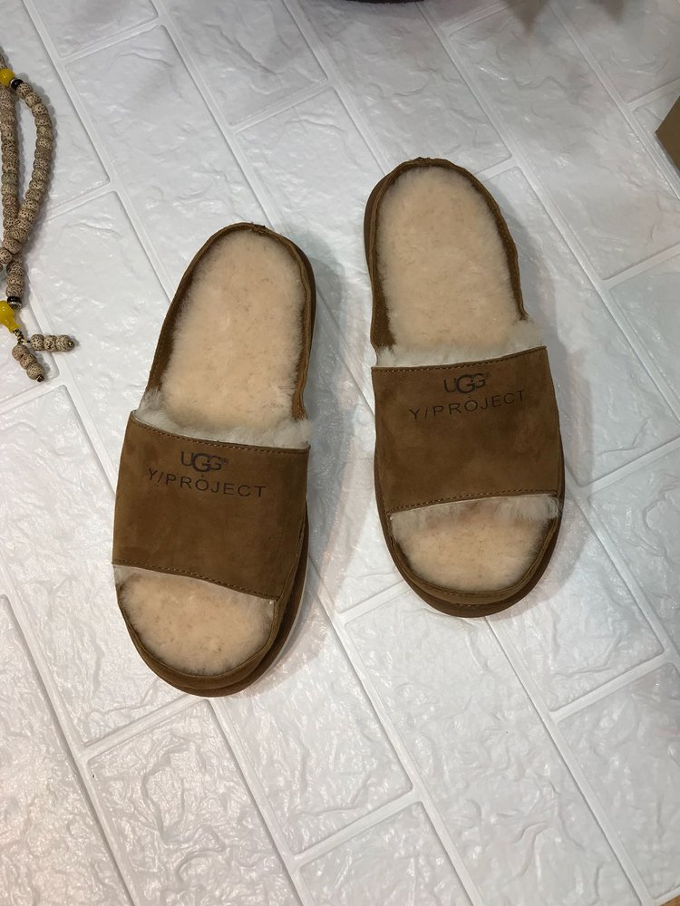 UGG 협업 겨울 실내 슬리퍼 양털 원피 001-286228