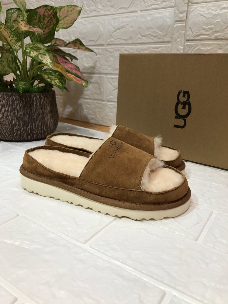 UGG 협업 겨울 실내 슬리퍼 양털 원피 001-286228