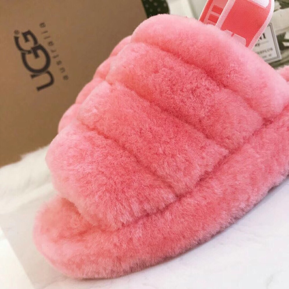 UGG 양갈래 코코넛 퍼 슬리퍼 001-286229