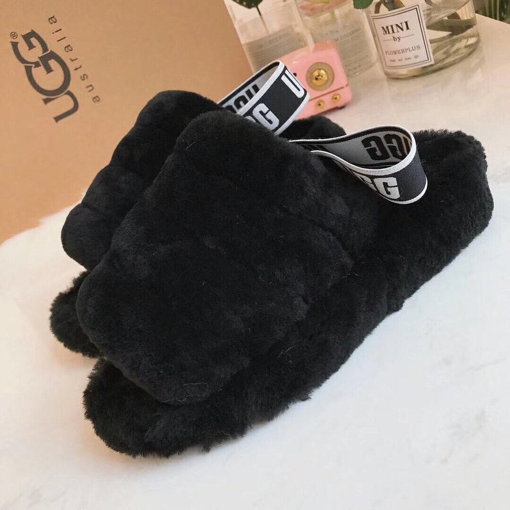 UGG 양면 코코넛 털 슬리퍼 001-286231