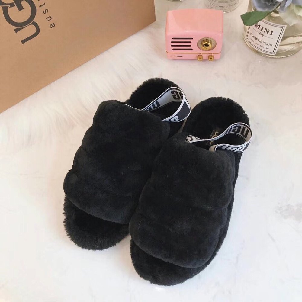 UGG 양면 코코넛 털 슬리퍼 001-286231