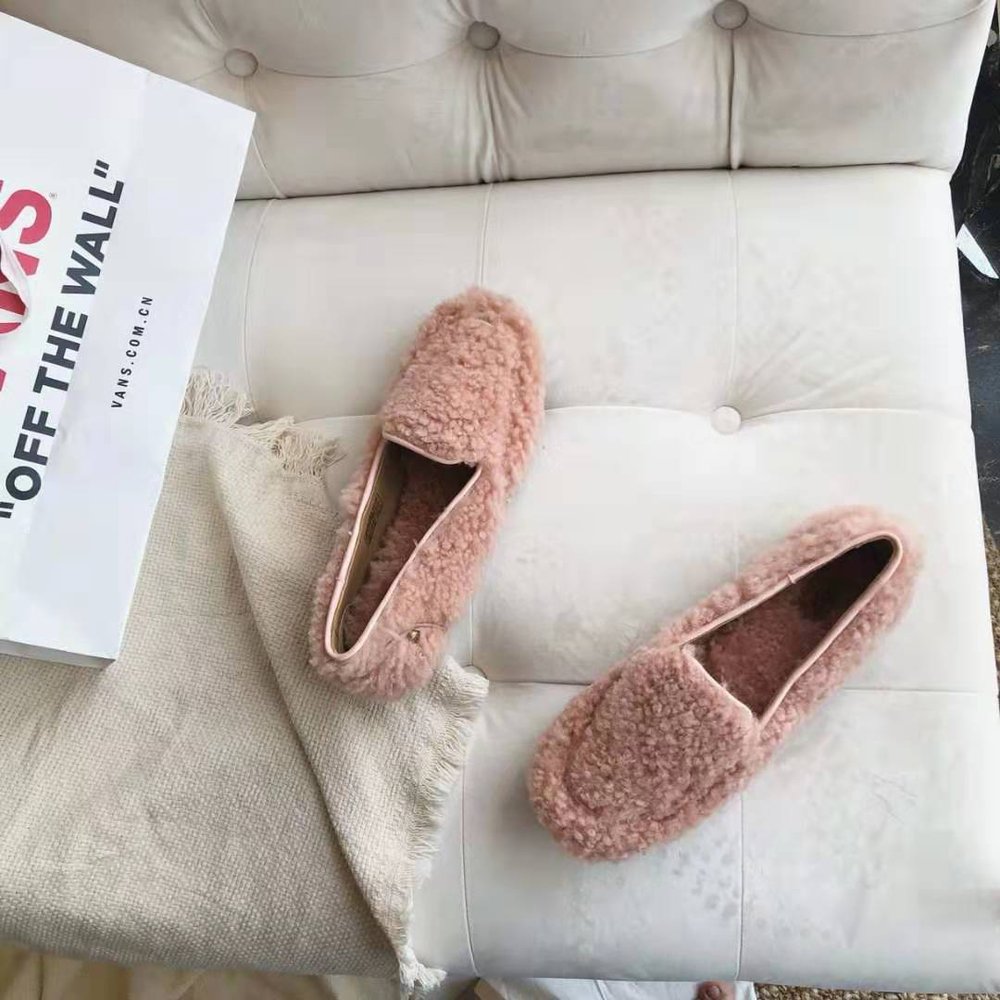 UGG Hailey Fluff 테디베어 울 로퍼 001-286234