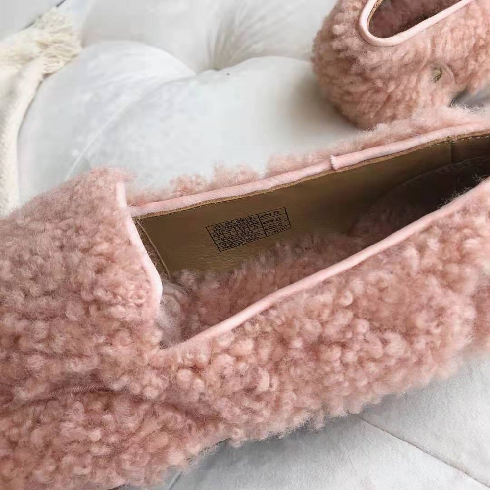 UGG Hailey Fluff 테디베어 울 로퍼 001-286234