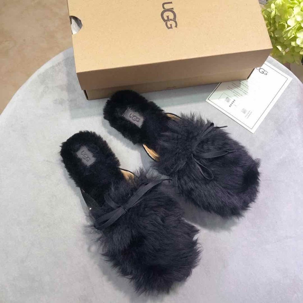 UGG 가을 샤인 퍼플랫 슬리퍼 001-286237