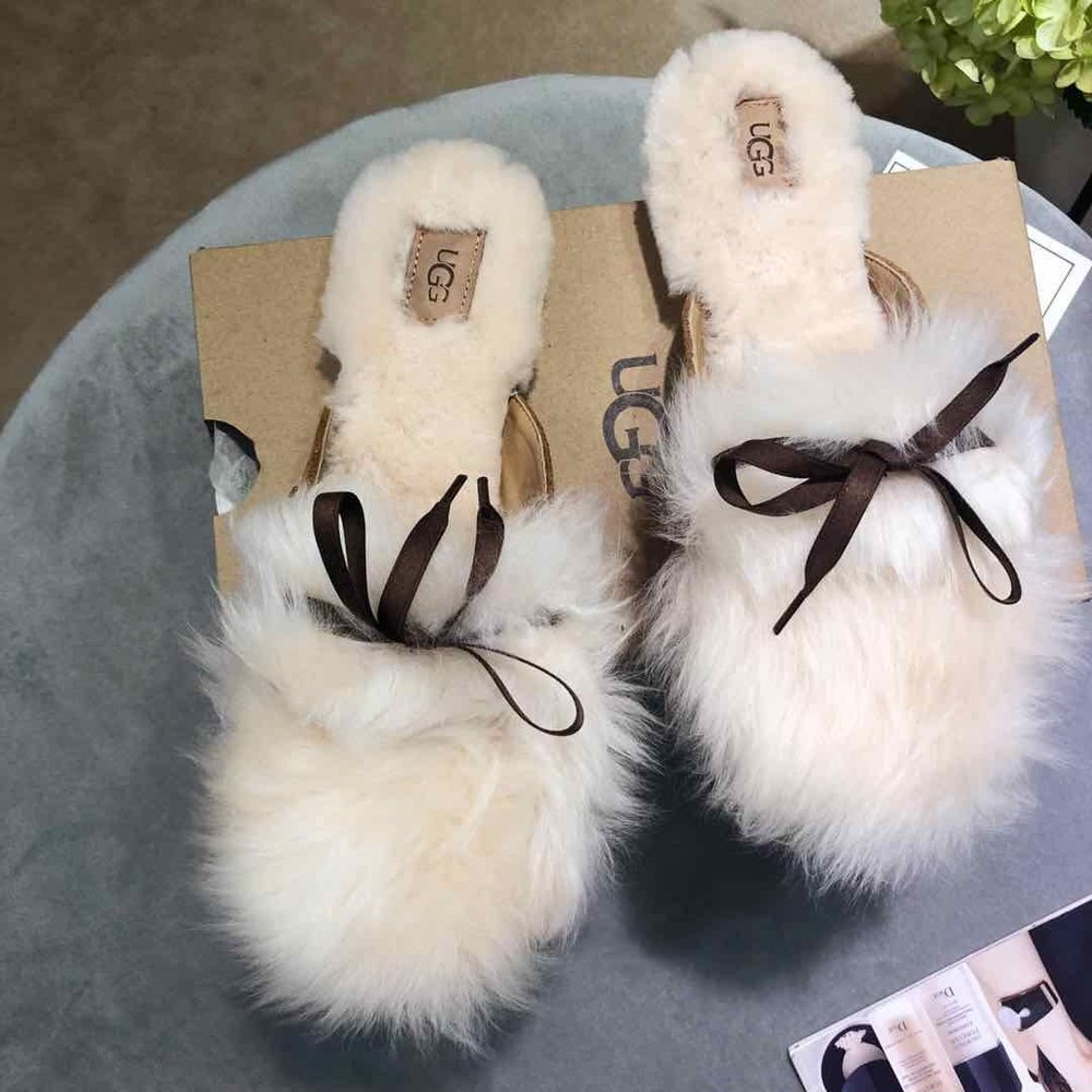 UGG 샤인 퍼플리플리 여성 슬리퍼 001-286239